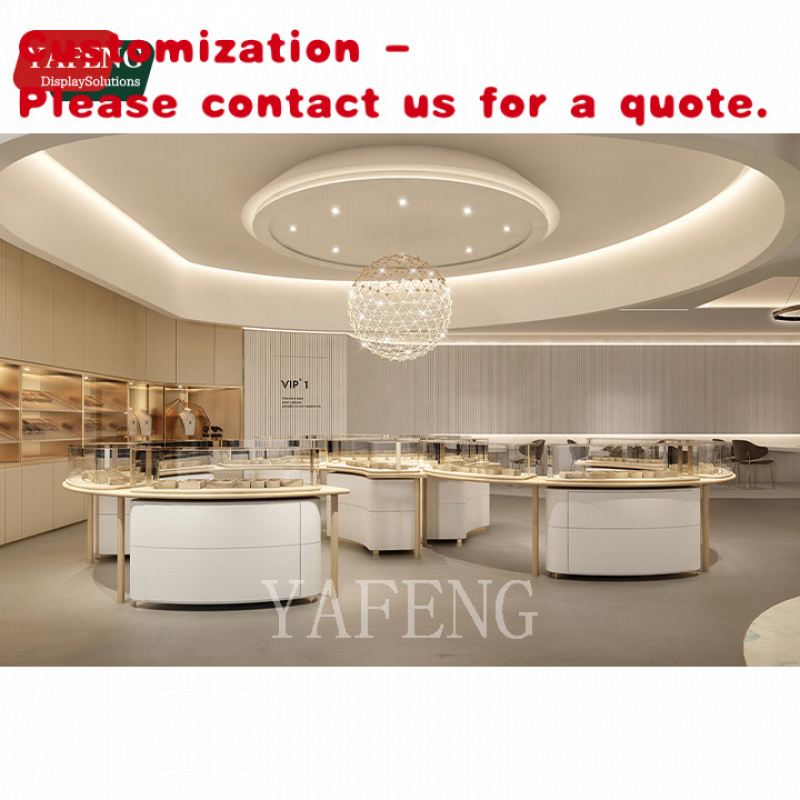 Interior Design Lighting Layout - Custom.Luxury Modern Jewelry Shop خطة تخطيط