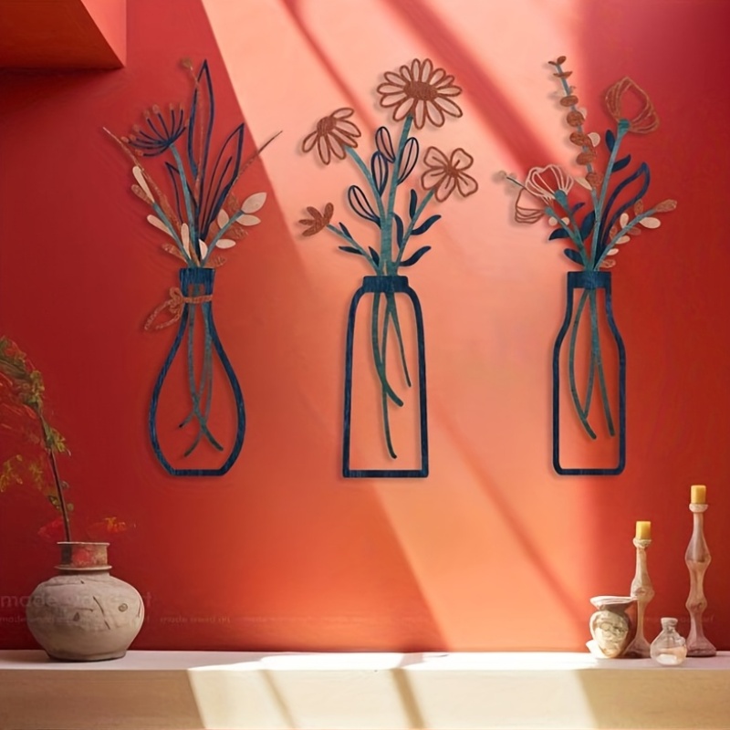 3 منحوتات جدارية كبيرة بتصميم  - مراجعة Interior Design Home وسعره
