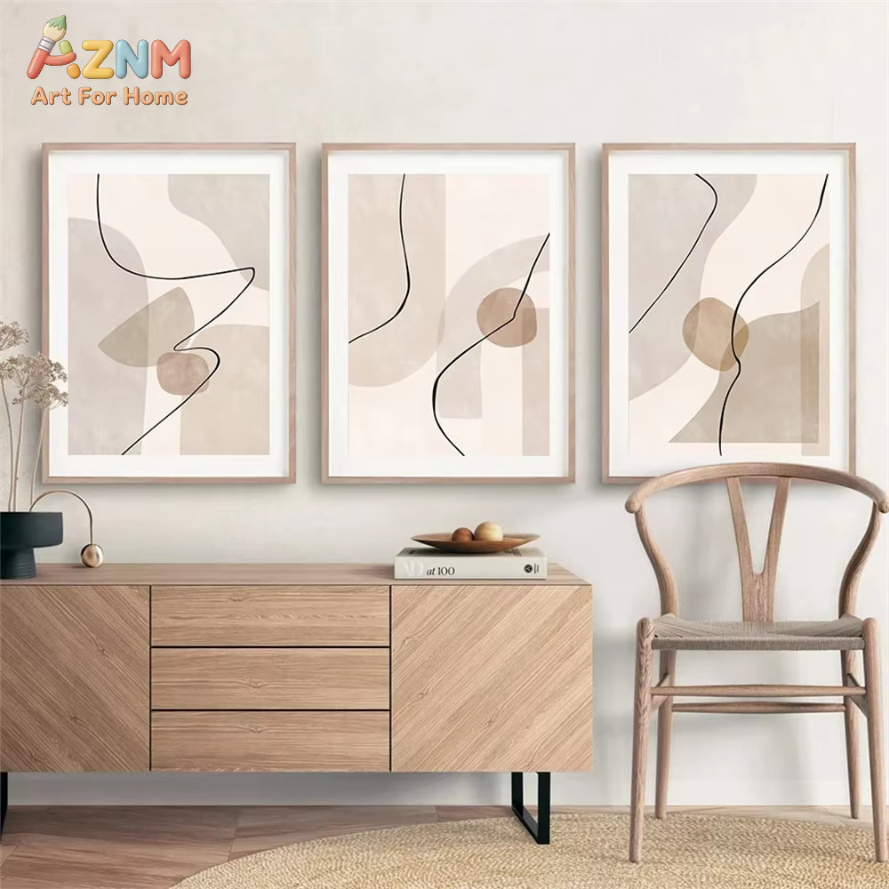 لوحة فنية جدارية بخطوط هندسية  - مراجعة Interior Design Home وسعره