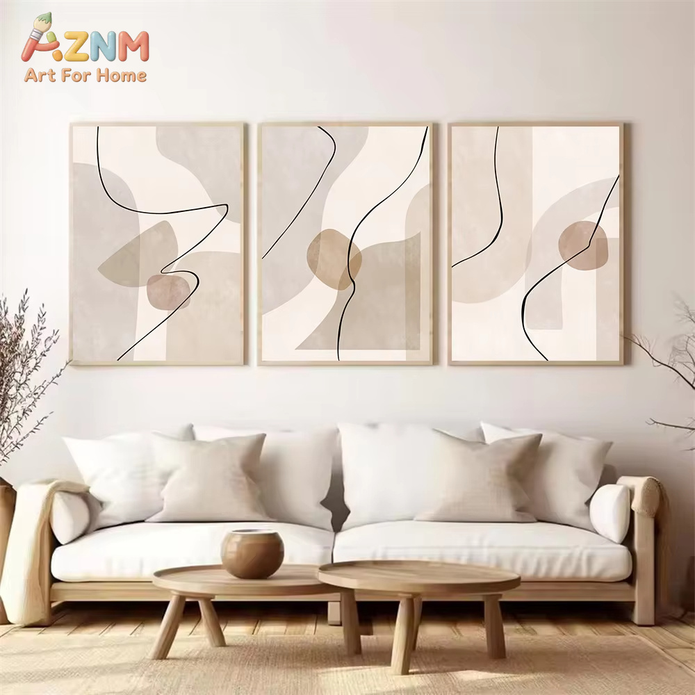لوحة فنية جدارية بخطوط هندسية  - مراجعة Interior Design Home وسعره
