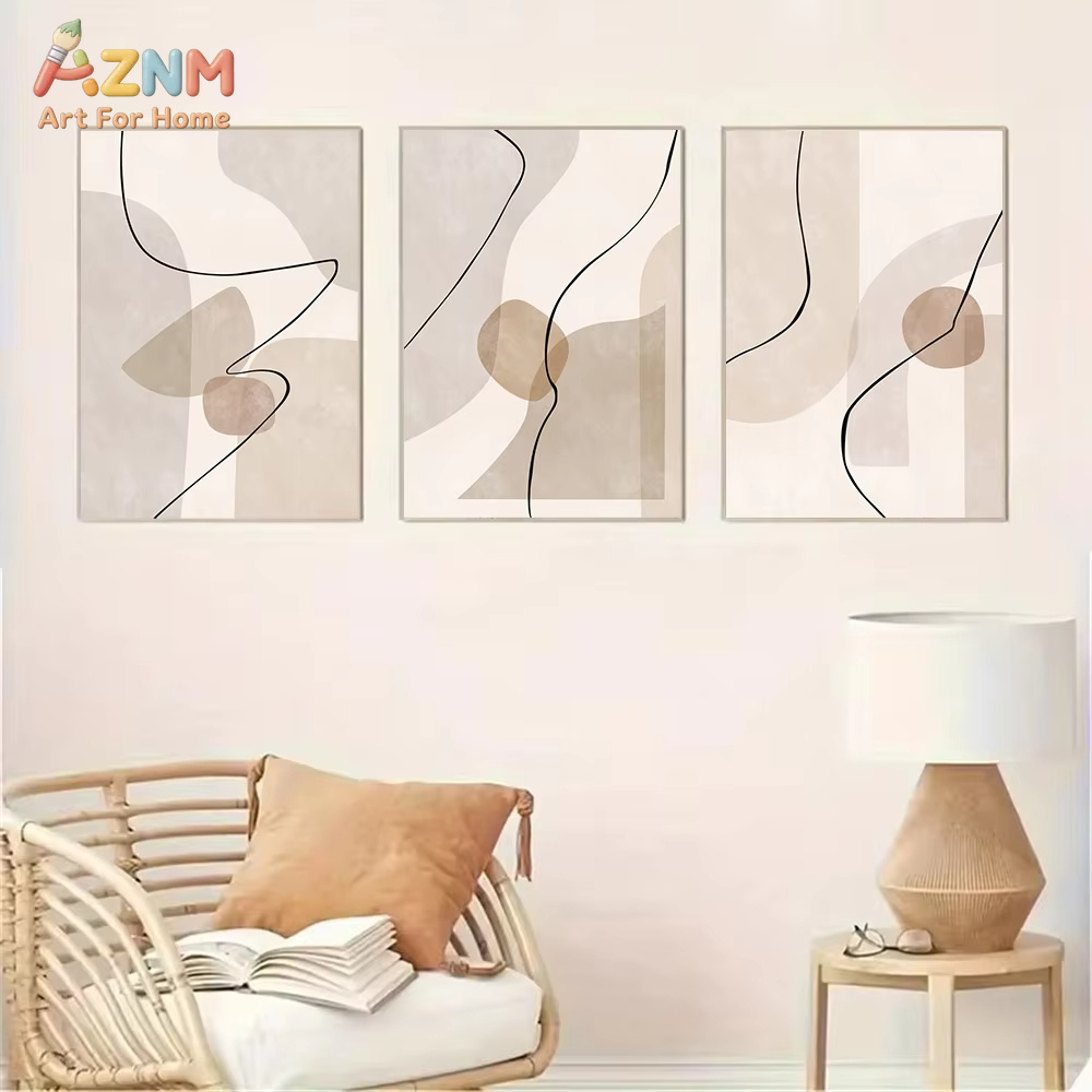 لوحة فنية جدارية بخطوط هندسية  - مراجعة Interior Design Home وسعره